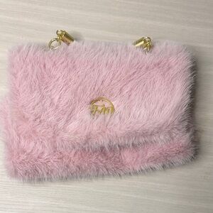 FAO Schwarz Pink Plush Doll diaper bag/changing pad